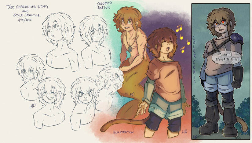 Character Study and Style Practice